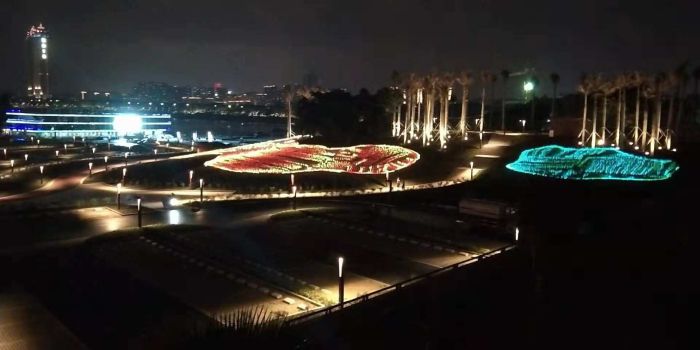 邕江南岸亮化工程一角。。。。。。袁世华 摄.jpg