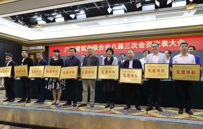 公司副总司理周兴耀代表公司上台领取牌匾。。李立云 摄.jpg